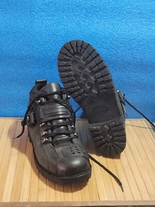 TECNIK Women's US 6 Black Nubuck 5" Tall Oil Resistant Motorcycle Bike Boots.OBO - Picture 1 of 17