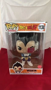 NUEVO Funko Pop! Figura exclusiva Jumbo 10 pulgadas Dragon Ball Z Vegeta 1138 GameStop - Imagen 1 de 9