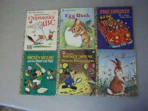 A Little Golden Book lot of 6 - Foto 1 di 18