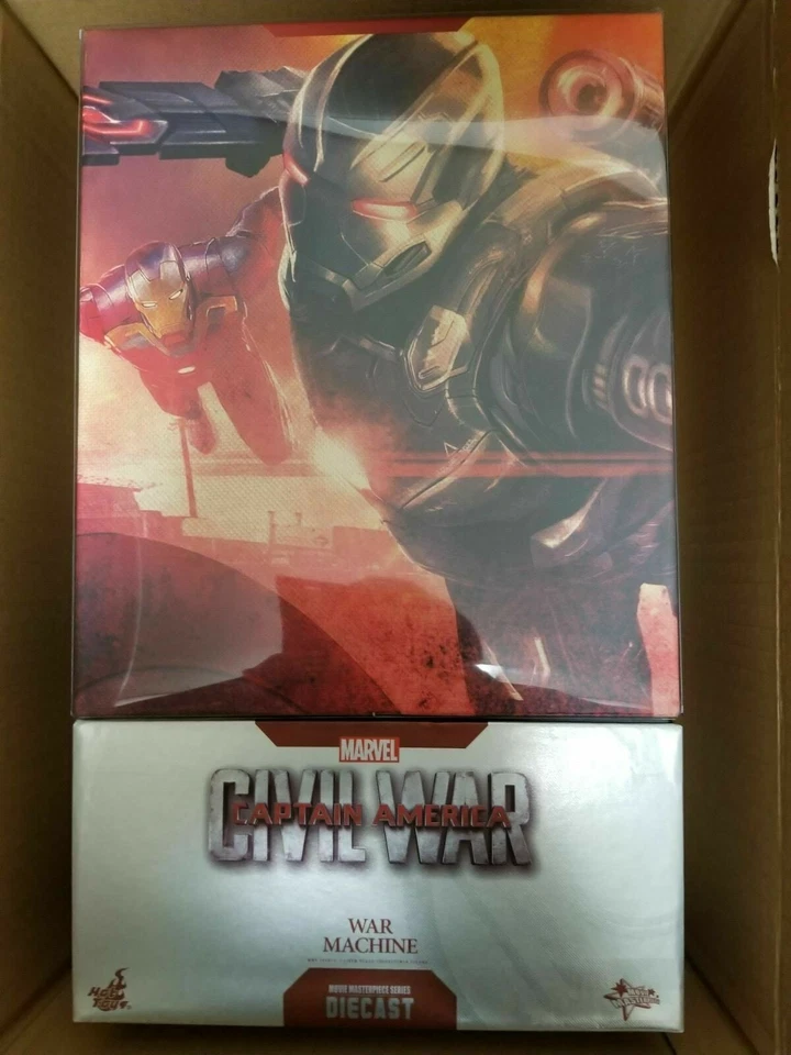 Hot Toys MMS344 D15 Diecast Capitán América Guerra Civil Máquina Mark 3 Foto 1 de 4