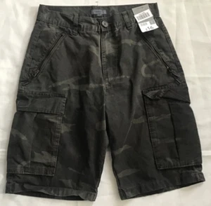 BNWT GEORGE KHAKI CAMOUFLAGE CAMO CARGO SHORTS 30”WAIST #1316 - Picture 1 of 7