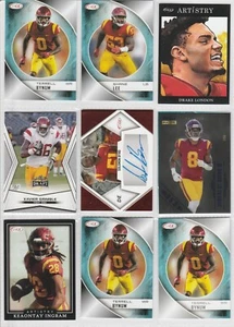 SOLOMON BYRD 2023 SAGE RED AUTO USC TROJANER 9 KARTEN AMON RAST BROWN #D 7/50 - Bild 1 von 1
