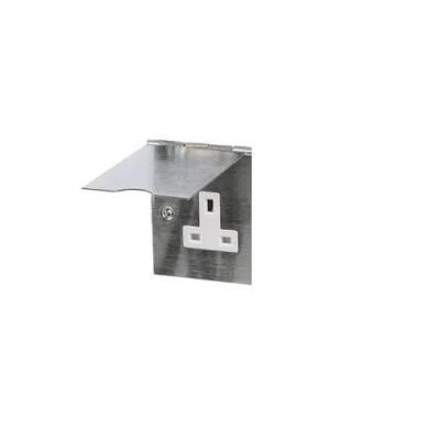 PRO ELEC - 9143FSS - FLOOR SOCKET 1 GANG STAINLESS STEEL - Image 1 of 2