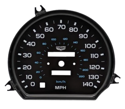 1978-1982 Corvette 140 MPH Speedometer Face - 25016828 / 25016833 - New - Image 1 of 4