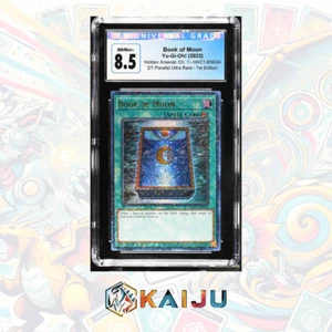 Yu-Gi-Oh! Book of Moon 2022 HAC1-EN024 DT Parallel Ultra Rare 1st Ed CGC 8.5 - Picture 1 of 3