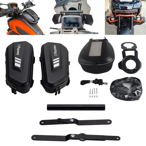 Phone GPS Mount Crossbar Fuel Tank Bag Side Bags For Harley Pan America