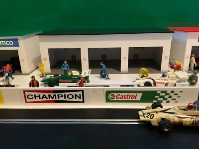 NUEVO - Escala 1:32 3x Car Pit Garage Slotcar Building Scalextric Carrera SCX - Imagen 1 de 4