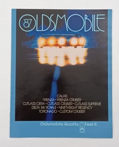 Oldsmobile Full Line Automobile Sales Brochure Cutlass Supreme Toronado 1987 - Picture 1 of 6