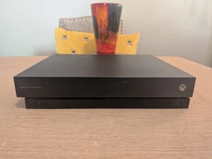 Microsoft Xbox One X 1TB Project Scorpio Console only. Fully Working. Free Post - Picture 1 of 21