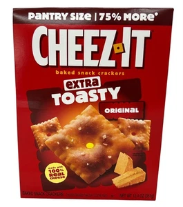 Galletas saladas para bocadillos horneados originales Cheez it Extra Toasty 12,4 oz - Imagen 1 de 1