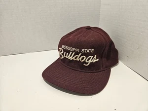 Cappello Mississippi State Bulldogs Vintage Scritta di Sports Specialties, RARO!! - Foto 1 di 15