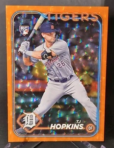 Serie Actualización Topps 2024 Orange Crackle Tj Hopkins/299 Detroit Tigers Béisbol  - Imagen 1 de 2