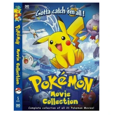 Pokemon 21 In 1 Complete Movie Collection DVD [Anime] [English Dub] - Image 1 of 4