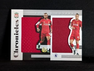 Virgil Van Dijk & Sadio Mane Dual Match Worn Patch 🔥 2019/20 Panini Chronicles - Bild 1 von 2