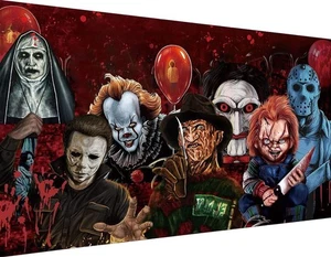 Halloween Paint by Numbers for Adults, Horror Large Paint by Number Kits for Beg - Picture 1 of 6