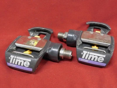 Gray Time Sport Multireflex Bioperformance Clipless Pedals 9/16 x 20 NO Cleats - Image 1 of 4