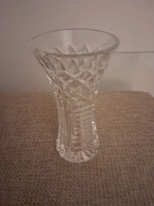 Waterford Crystal Retired Vase 6” Mint - Picture 1 of 2