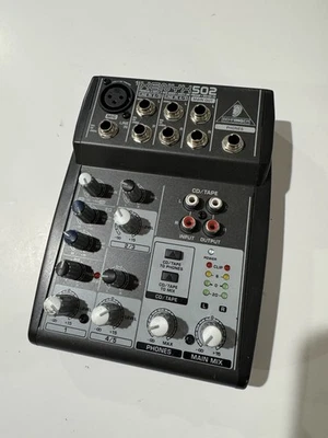 Used Behringer XENYX 502 Premium 5-Input Mixer - Missing Power Cord - Image 1 of 4