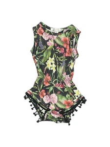 BAILEY'S BLOSSOMS Girls Black Leotard Medium kids - Picture 1 of 2