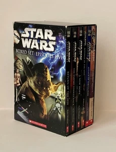 📚 Star Wars Boxed Book Set – Episodes I–VI (Scholastic Edition) - Picture 1 of 5