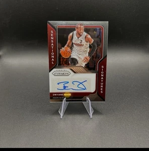 🔥 2020 Panini Prizm Dwayne Wade Silver Sensational Signatures Auto Autograph  - Bild 1 von 2