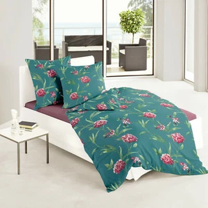 Bierbaum Bettwäsche Flower Hortensie Biber 3432 80 x 80 135 x 200 cm neu - Bild 1 von 1