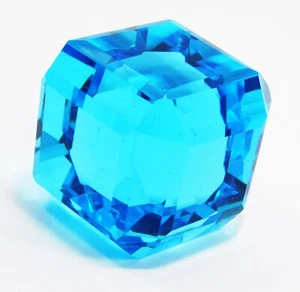 Natural 285,00 quilates azul aguamarina cubo corte hermosa piedra preciosa su... - Imagen 1 de 6