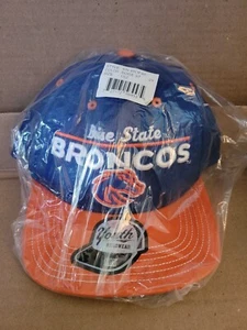 Boise State Bronco's Blue/Orange Youth Adjustable Flat Visor Hat - Picture 1 of 6