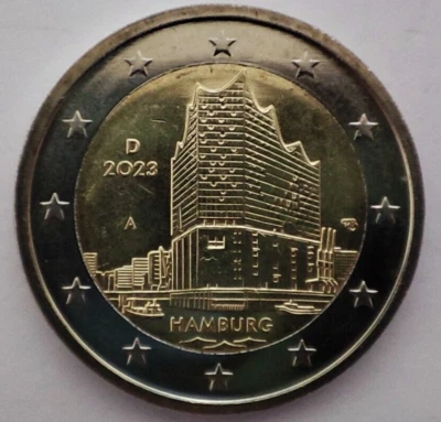 Germany 2 euro coin 2023 "Hamburg" UNC - Image 1 of 4