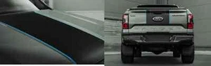 Ford Ranger Bonnet and Rear Stripes Graphics Any Colour Decals Stickers 4x4 - Picture 1 of 4