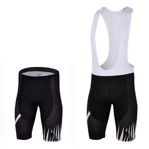 Black Skeleton Men's Cycling Shorts Padded Bike Bicycle Bib Knicks Shorts S-5XL - Picture 1 of 9