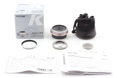[Top MINT] Pentax DA 40mm f2.8 Limited Pancake AF Lens K Mount Silver From JAPAN - Image 1 of 4