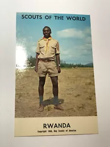 Scouts of the World Postcards 1968 BSA -- ROWANDA MH3 - Picture 1 of 1