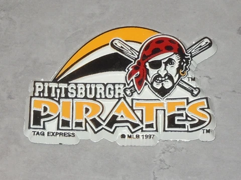 PITTSBURGH PIRATES Vintage Old MLB RUBBER Baseball FRIDGE MAGNET Standings Board Cover