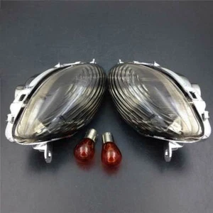 For 1999-2007 2000 Suzuki Hayabusa GSX1300R Smoke LED Turn Signals Light bulbs - Picture 1 of 8