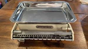 Vintage Stube Feintarierung Kitchen Scale 5 kg / 500 Gramm Scale - White - Picture 1 of 7