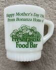 Vintage Fire King Mug Cup Happy Mother’s Day 1986 Bonanza Freshtastiks Food Bar