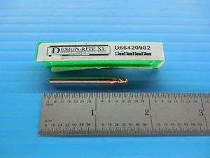 DESIGN - RITE XL D66420982 2.5 mm DIA 3 mm SHANK 5 mm LOC 38 mm OAL END MILL - Picture 1 of 2