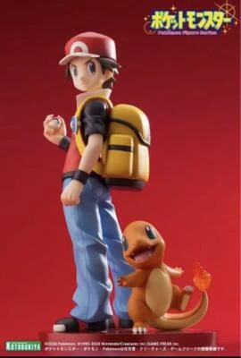 [USED] Kotobukiya ARTFX J Pokemon Series Red with Charmander 1/8 Figure [Japan] - Image 1 of 2