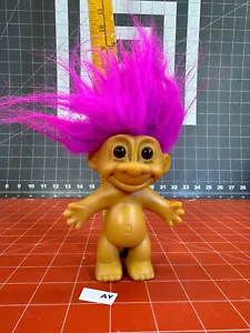 Muñeca Troll RUSS 4" - Sin Ropa / Desnuda con Pelo Rosa Brillante AY - Imagen 1 de 6
