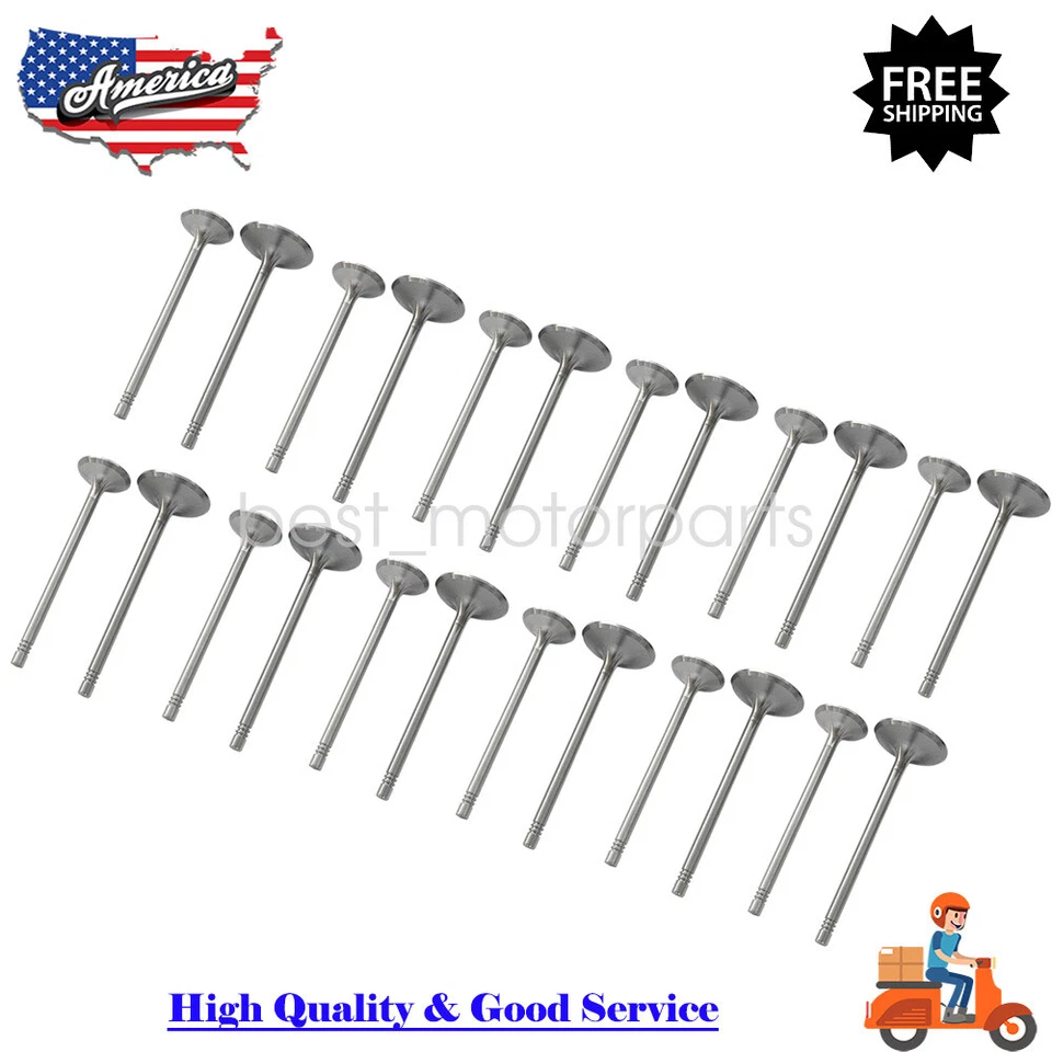 New Engine Exhaust Intake Valves Fit For Mercedes Benz C350 E350 R350 S350 3.5L Foto 1 de 4