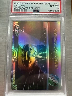 1995 Batman Forever Metal BATCAVE #A1 Video Game Preview PSA 8 NM-MT🔥INVEST🔥📈 - Image 1 of 2