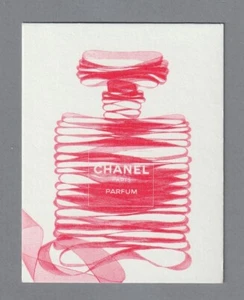 Carte publicitaire -advertising card - Parfum Chanel recto verso - Picture 1 of 2