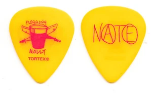 Flogging Molly Nathen Maxwell Signature Yellow/Red Guitar Pick - 2011 Tour - Picture 1 of 1