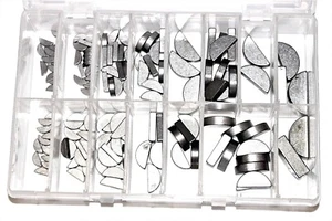 Assorted Box of 140 Qty Woodruff Keys Imperial Car Workshop Garage AT124 - Picture 1 of 1