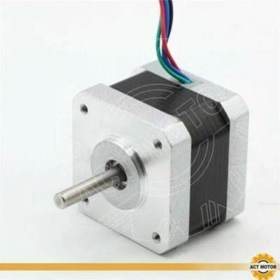 ACT Motor GmbH 1PC Nema17 17HS3404 0.4A 34mm 0.28Nm Φ 5mm 1,8° Stepper Motor