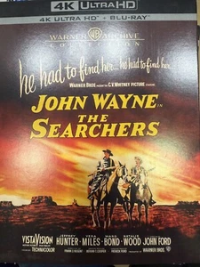 The Searchers 4K Ultra HD +Blu Warner Archive shrinkwrapped with Slip IN STOCK - Picture 1 of 2