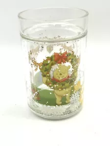 Coppa shaker glitter in plastica glitter vintage retrò Winnie the Pooh - Foto 1 di 12