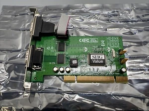 Tarjeta de placa de circuito serie de 2 puertos SIIG JE12734X0617 JJ-P20511-S2 2.0 PCI - Imagen 1 de 5