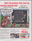 1942 Publicité imprimée Borden's Elsie Cow Walter Early Illus Seconde Guerre mondiale Home Front Hemo Scouts